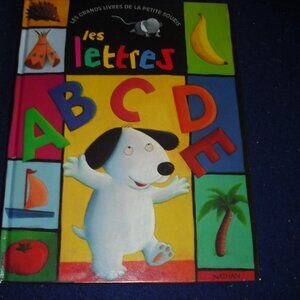 Les lettres A B C D E by Anael Dena 1995 French Hardcover Vintage